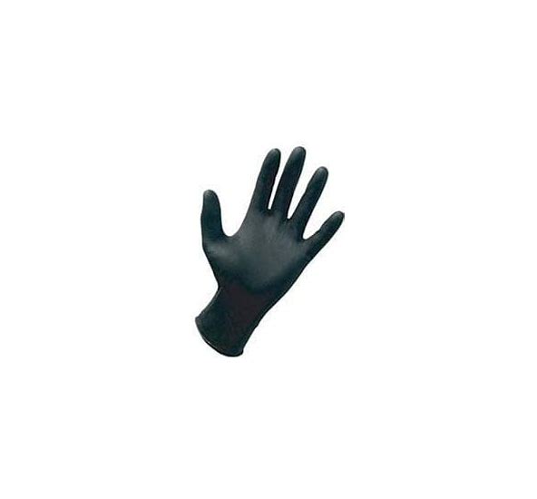 General Purpose Gloves, black, nitrile, powder-free, 5 grams, large, 1000 per ca